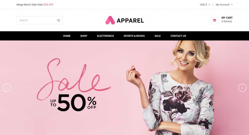 Apparel Free PrestaShop Theme