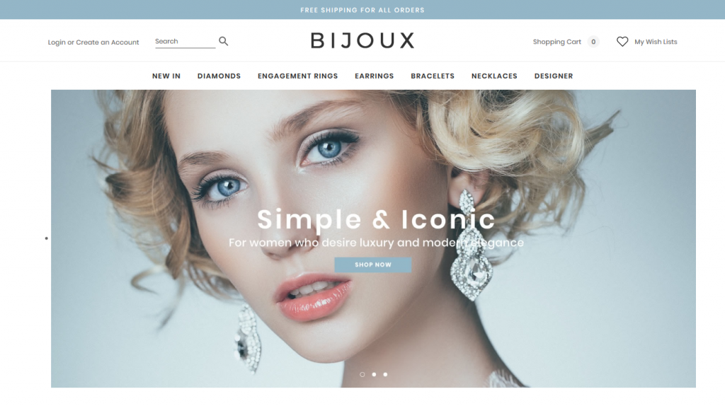 Bijoux Premium 3dcart theme