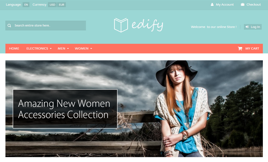 Edify Premium OsCommerce Theme