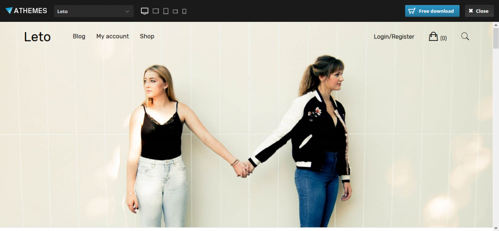 Leto Free WooCommerce Theme