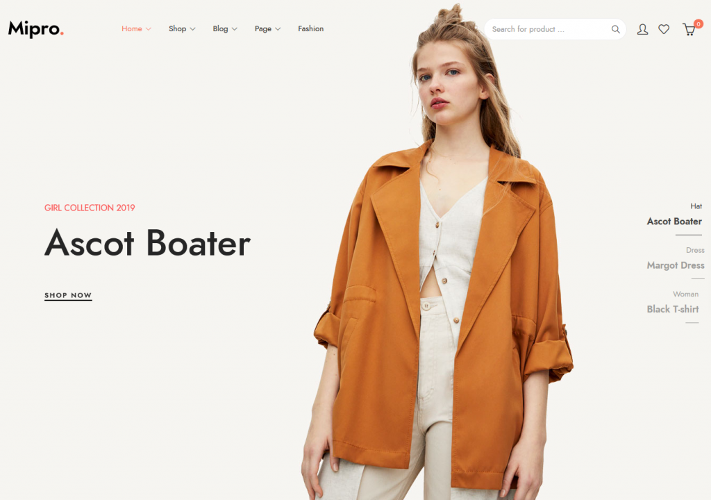 Mipro Premium WooCommerce Theme