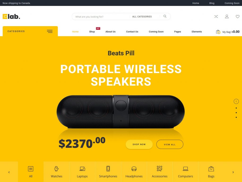 eLabs Premium WooCommerce Theme