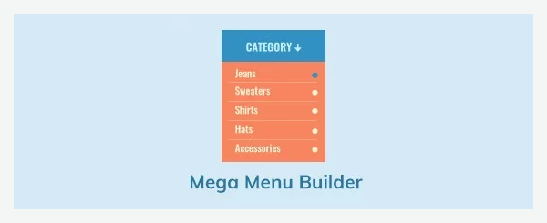 Mega Menu Builder