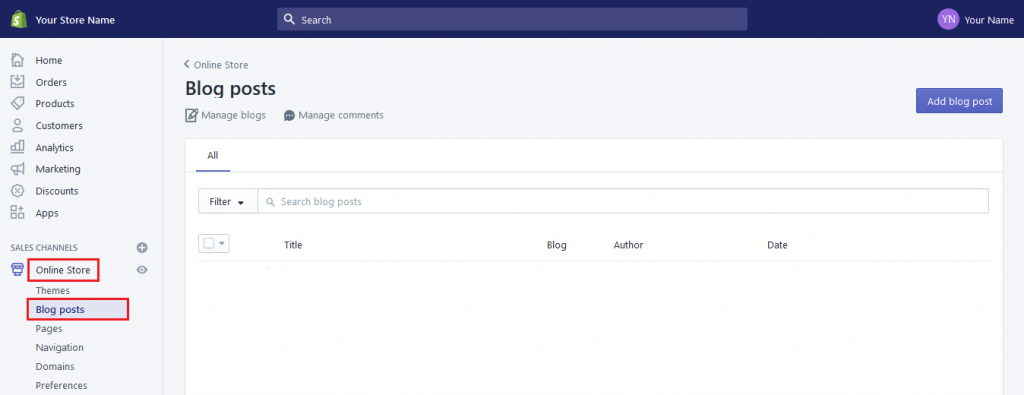 How to Add a Blog in Your Shopify Store