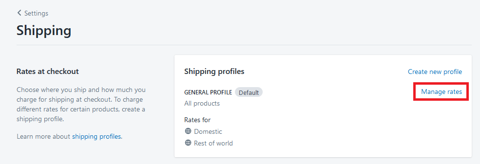 How to Setup Free Shipping on Shopify