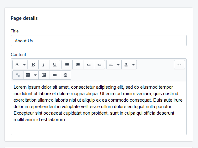 How to Create New Page in Shopify