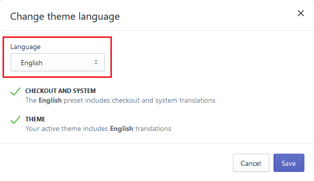 How to Change The Language for Your Theme on Shopify