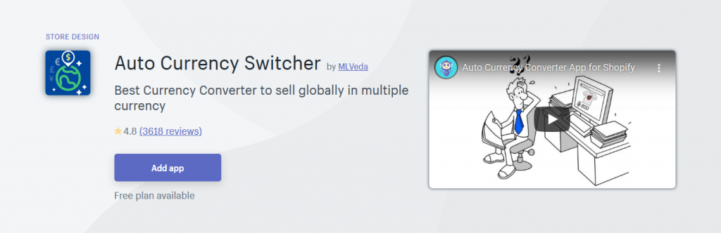 Auto Currency Switcher Free Shopify App