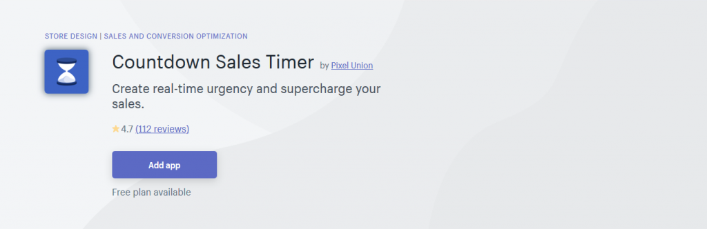 Countdown Sales Timer Free Shopify App