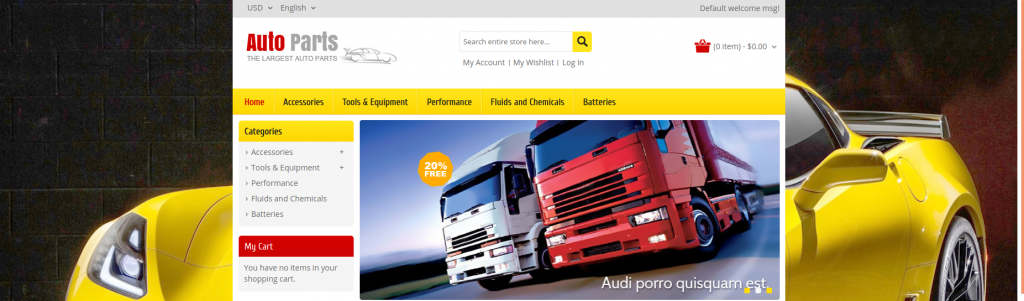 Best Auto Parts Store Magento 2 Themes