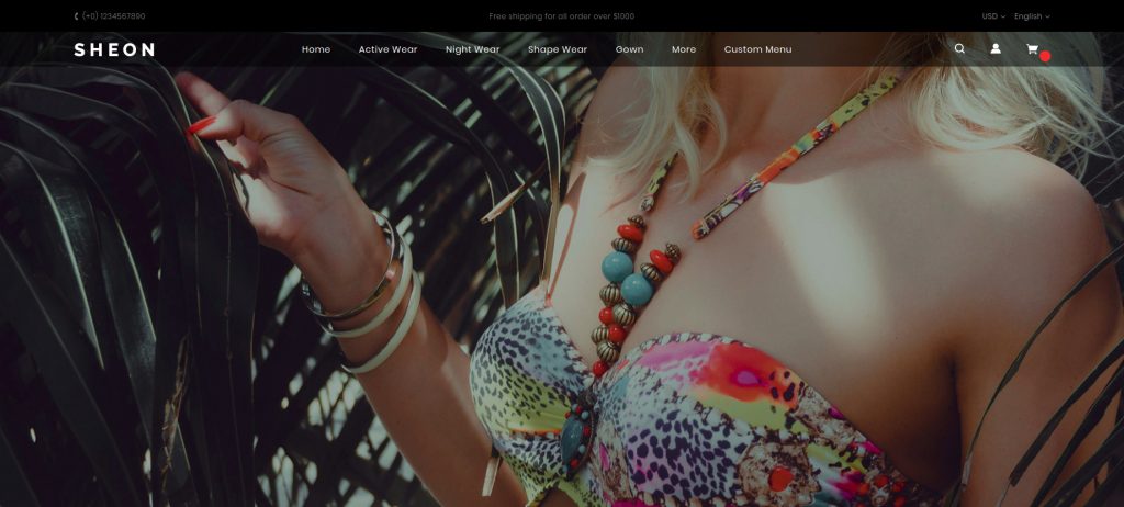 Sheon - Lingerie Magento 2 Themes