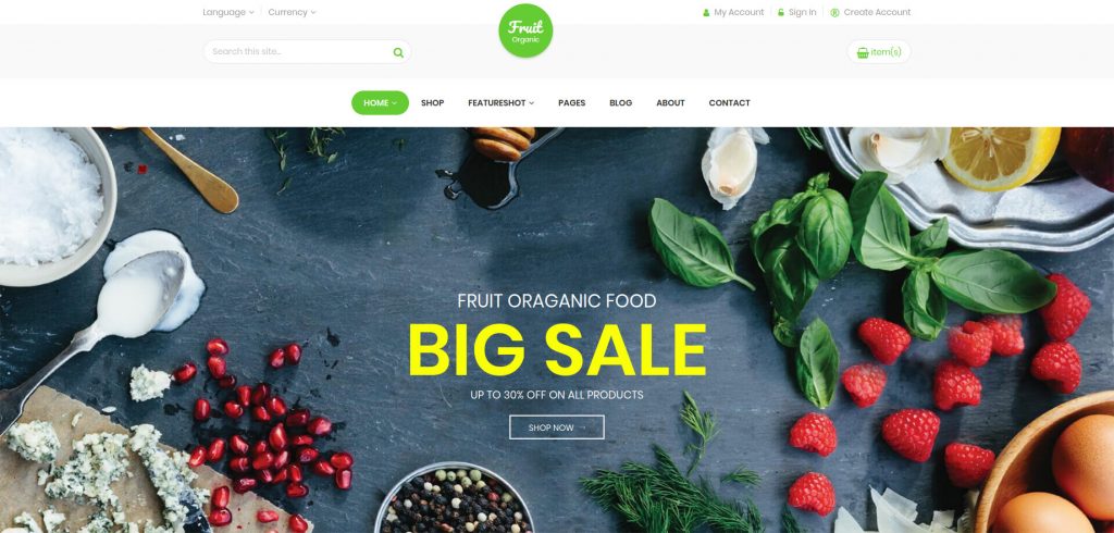 Top Premium Magento 2 Themes To Build Food & Beverage Website
