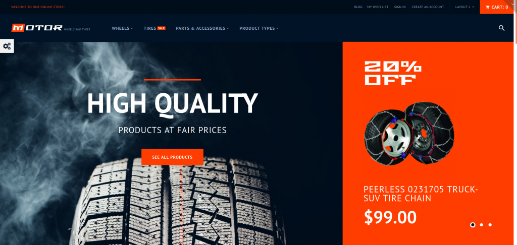 Best Auto Parts Store Magento 2 Themes