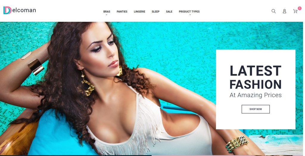 Delcoman - Lingerie Store Magento Theme