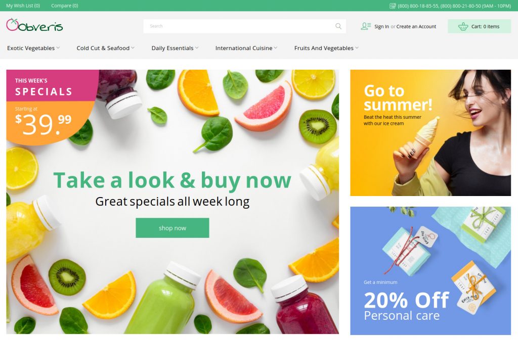 Top Premium Magento 2 Themes To Build Food & Beverage Website