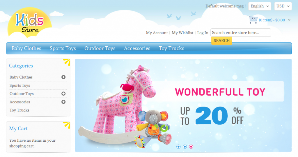 Kids Store - Kids and Toys Store Magento 2 Themes