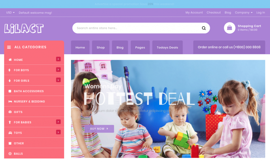 Lilac - Fashion, Apparel Store Responsive Magento Theme
