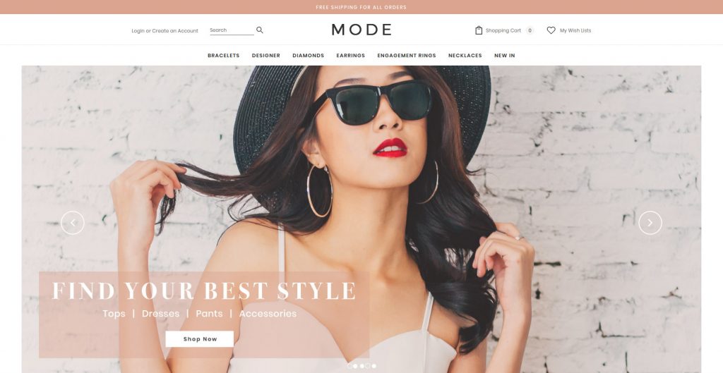 Mode 3dCart Theme