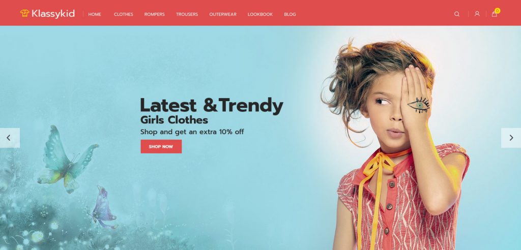 Klassy Kids Fashion - Kids and Toys Store Magento 2 Themes