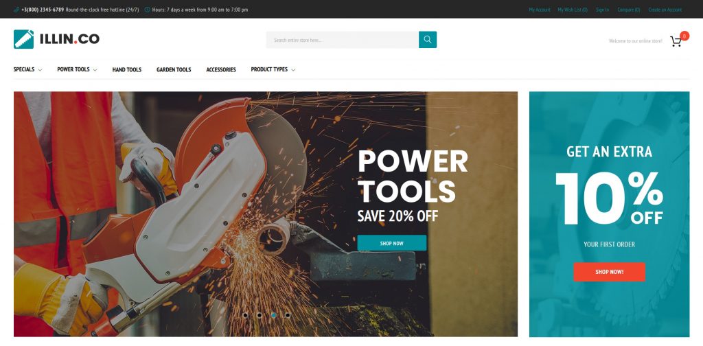Illin.co - Hardware & Sanitary Magento 2 Theme