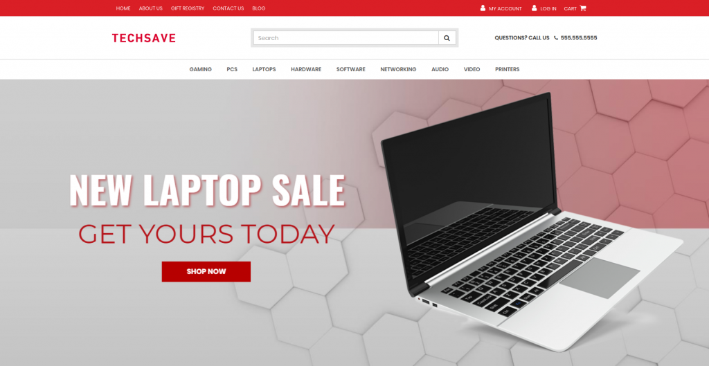 Techsave - Electronics 3dcart Theme