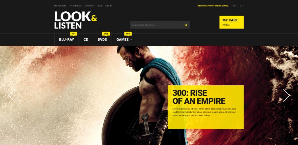 Video Lab Responsive Magento Theme