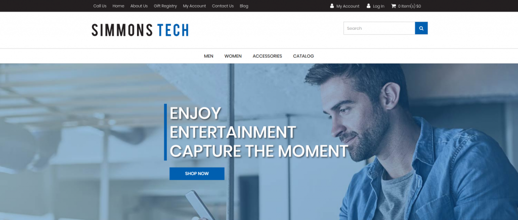 Simmons Tech 3dCart Theme