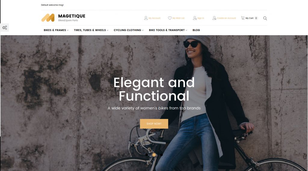 Magetique - Bikes Magento Theme