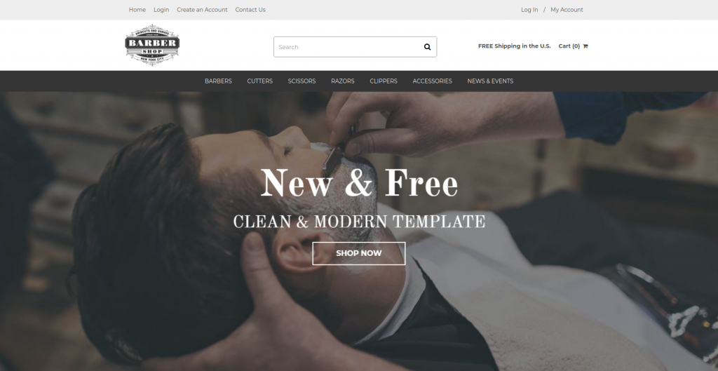Barber 3dcart Theme