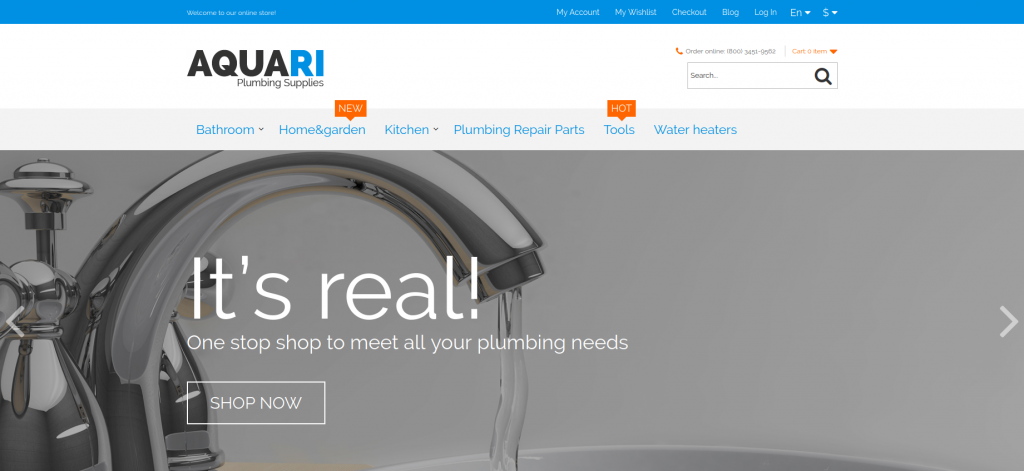 Plumbing Solutions Magento Theme