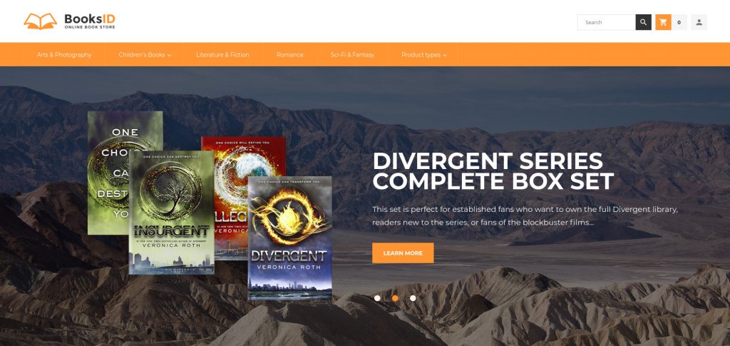 BooksID - Book Store Magento Theme