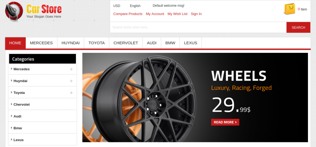 Accessories Car Magento 1 & 2 Theme
