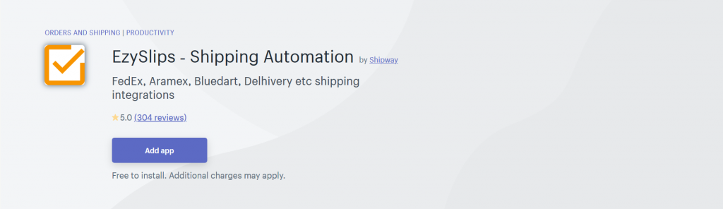EzySlips - Increase Orders And Shipping Shopify App