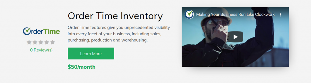 Order Time Inventory - Order Management 3dcart App