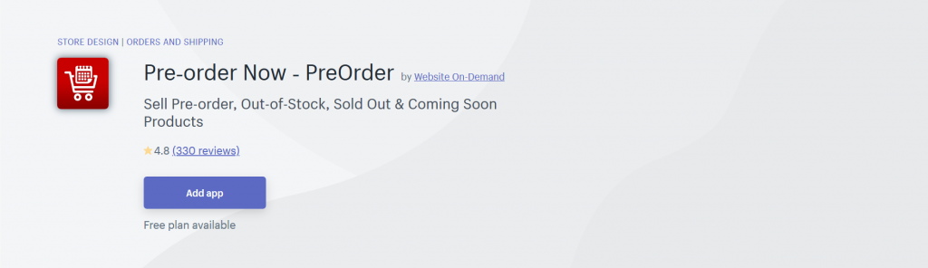 Pre-order Now - PreOrder