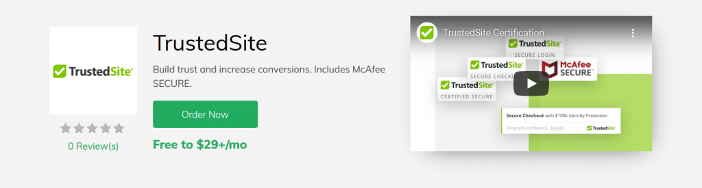 TrustedSite 3dcart App