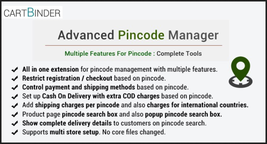 Advanced Postcode Manager OpenCart Extension
