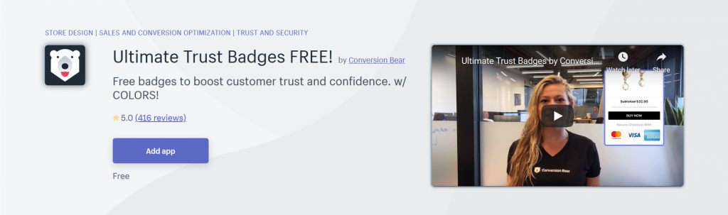 Ultimate Trust Badges - Trust And Security Shopify App
