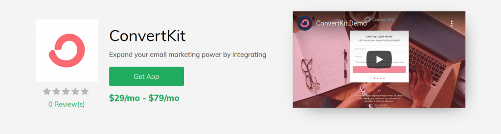 ConvertKit - E-mail Marketing 3dcart App