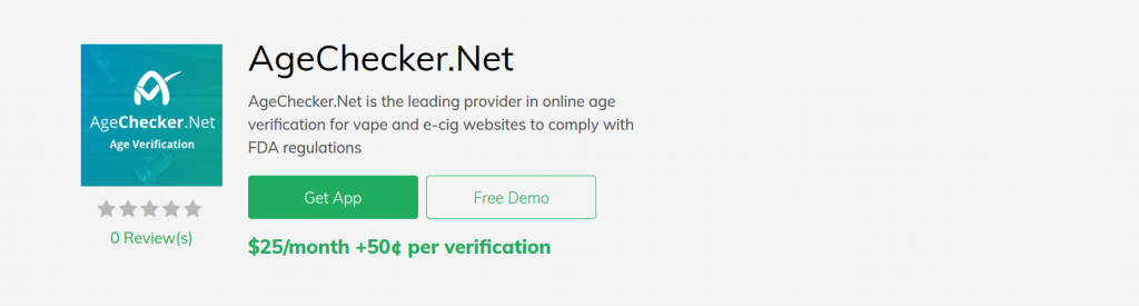 AgeChecker.Net - Fraud Prevention 3dcart App