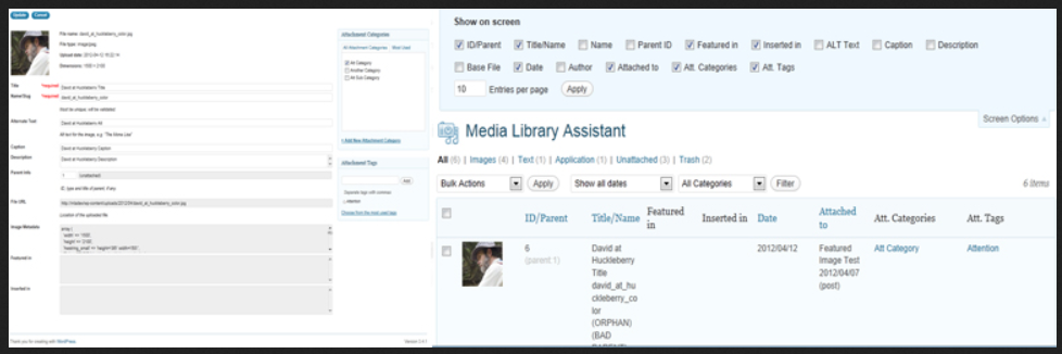 Media Library Assistant WordPress Plugin