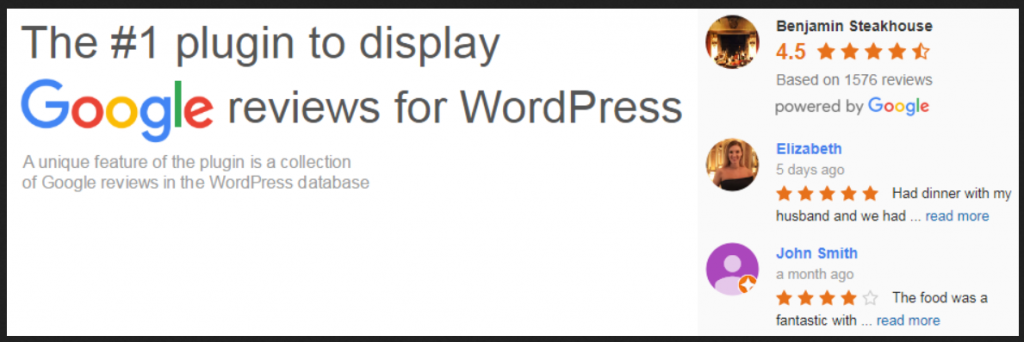 Google Reviews Widget WordPress Plugin