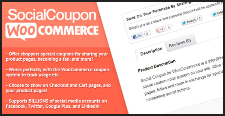 Social Coupon for WordPress