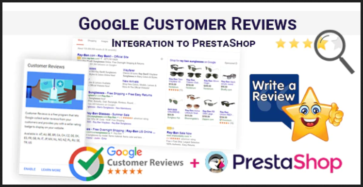 Google Customer Reviews Integration to PrestaShop