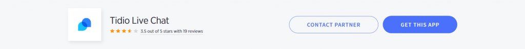 Tidio Live Chat BigCommerce App