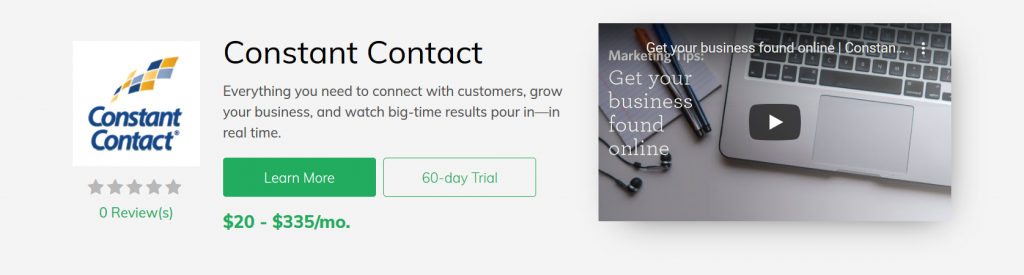 Constant Contact 3dcart App