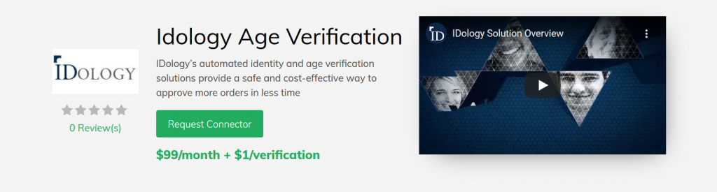 Idology Age Verification 3dcart App