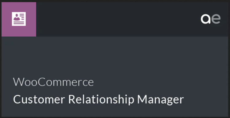 WooCommerce Customer Relationship Manager