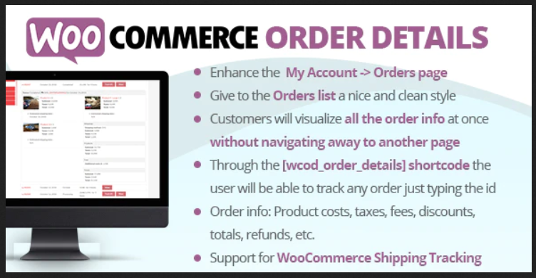 WooCommerce Order Details