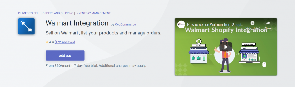 Walmart Integration